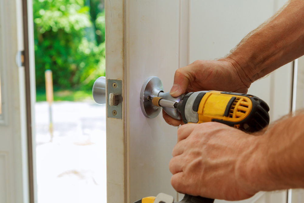 installing a new front door for a home to keep it warmer in the winter